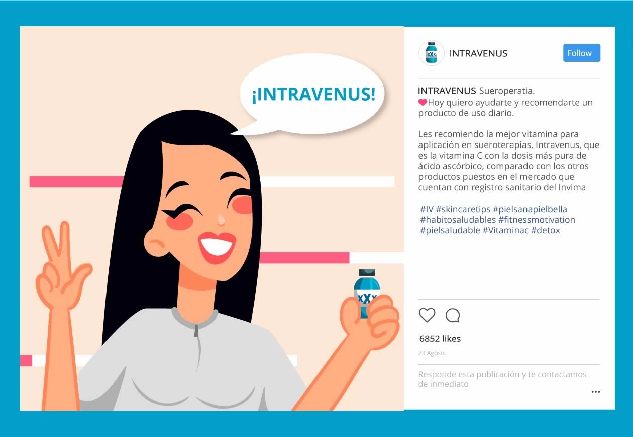 Recomendación de vitamina C Intravenus para sueroterapias
